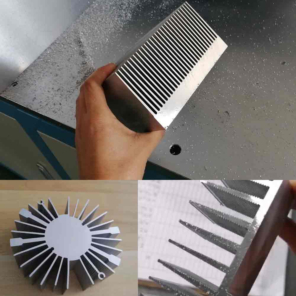 分離式型材切割機設備鋸切散熱器、太陽花、鋁蜂窩板精度高無毛刺